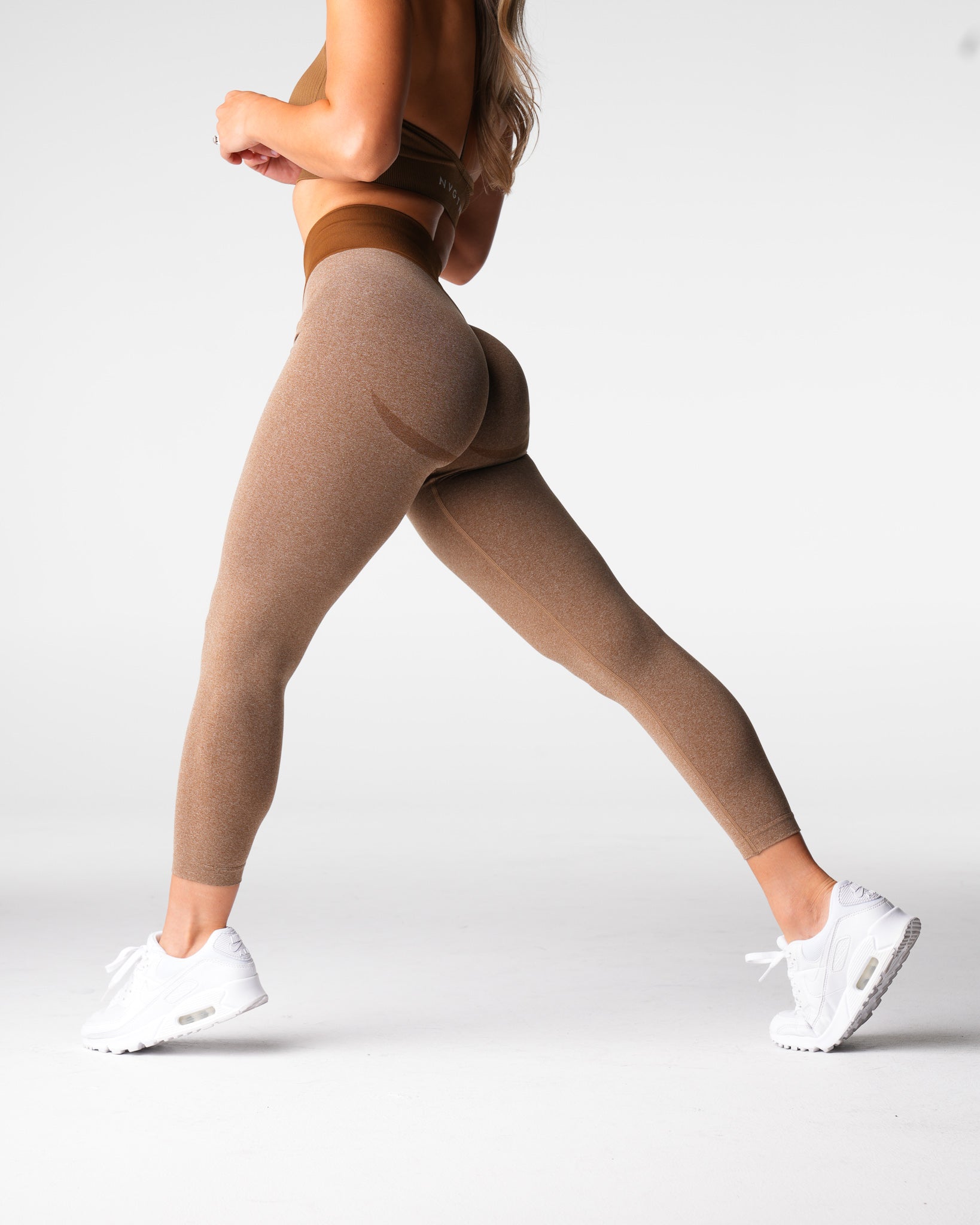 Mocha Knockout Seamless Leggings Mocha | NVGTN Online Shop