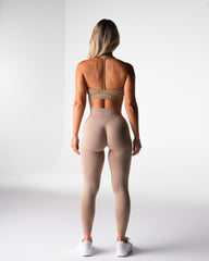 Beige Wander Seamless Bra Beige | NVGTN For Sale