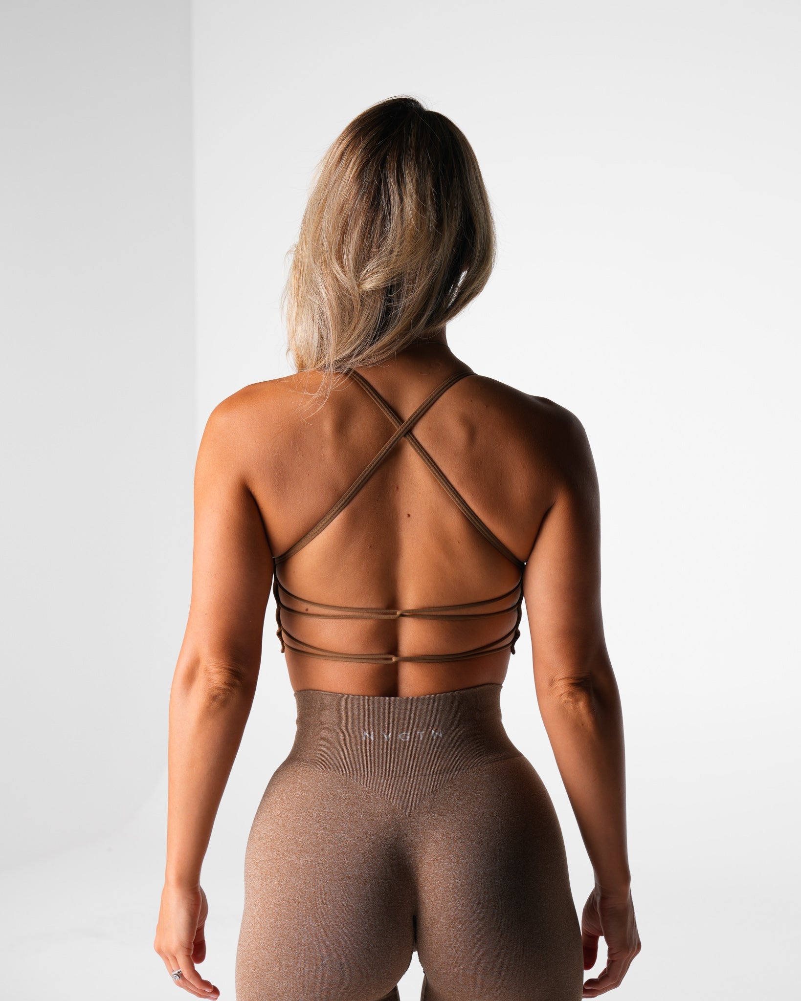 Mocha Invincible Seamless Bra Mocha | NVGTN Sale