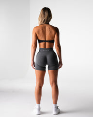 Black Stunner Seamless Halter Bra Black | NVGTN Online