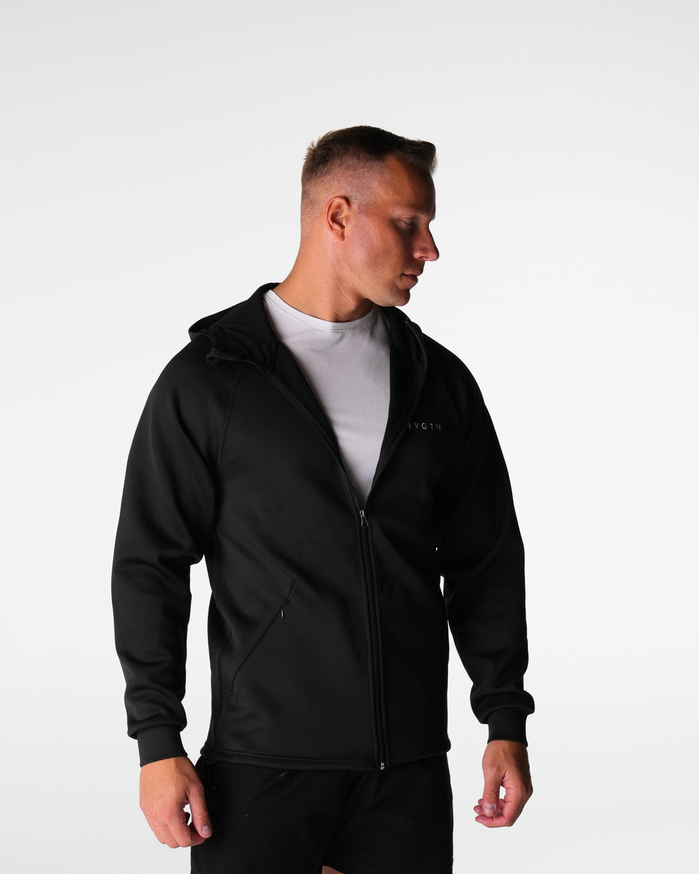 Black Swift Hooded Jacket Black | NVGTN Sale