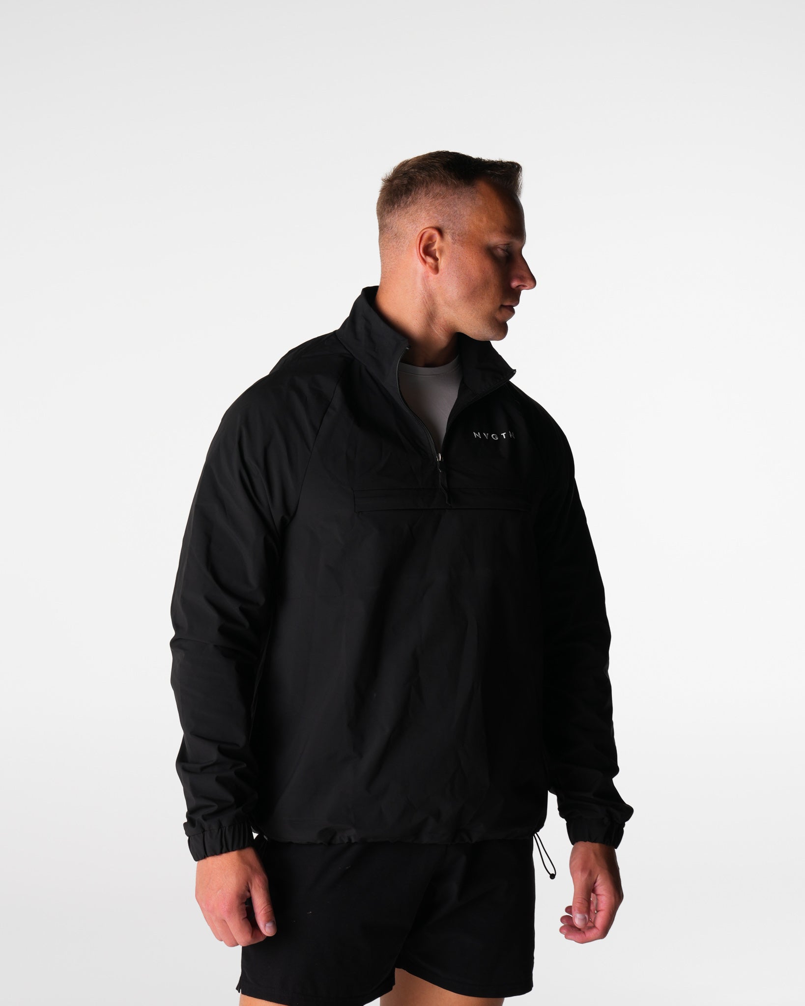 Black Motion Windbreaker Black | NVGTN Discount