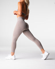 Taupe Geo Seamless Leggings Taupe | NVGTN Online