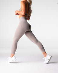 Taupe Geo Seamless Leggings Taupe | NVGTN Online