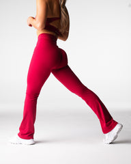 Ruby Red Effortless Flare Leggings Ruby Red | NVGTN US
