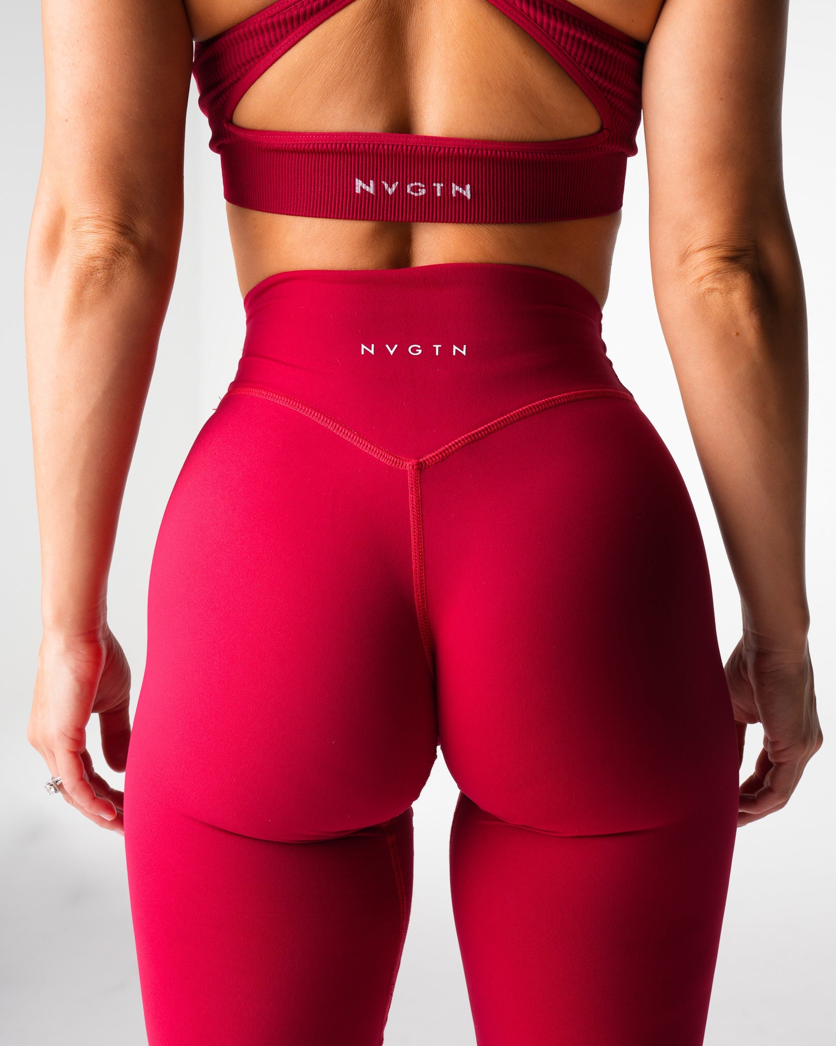 Ruby Red Effortless Flare Leggings Ruby Red | NVGTN US
