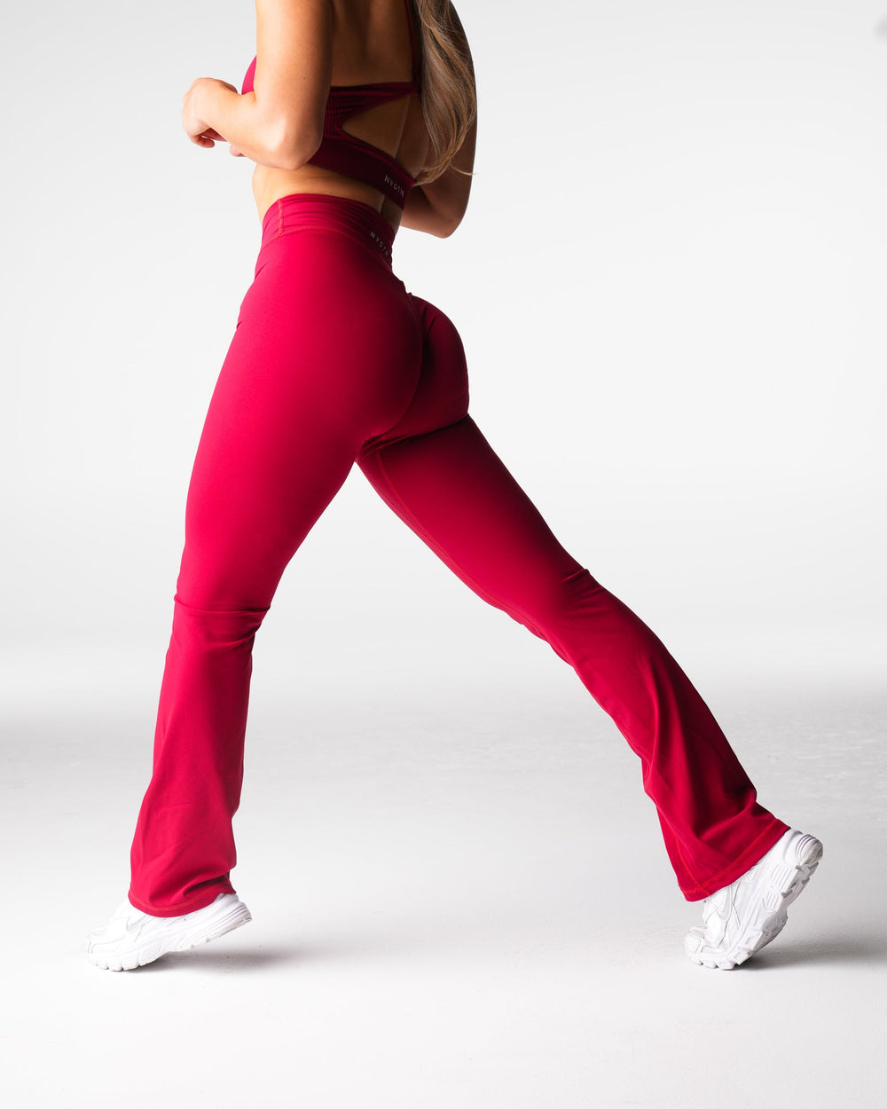 Ruby Red Effortless Flare Leggings Ruby Red | NVGTN US