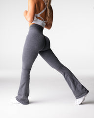 Black Speckled Iconic Seamless Flare Leggings Black Speckled | NVGTN Online Shop