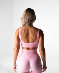 Baby Pink Harmony Ribbed Seamless Bra Baby Pink | NVGTN Outlet