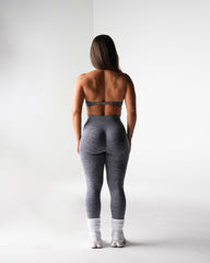 Grey Breakthrough Stunner Seamless Halter Bra Grey | NVGTN New