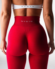 Cherry Red Discover Seamless Leggings Cherry Red | NVGTN Online